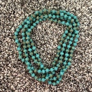 Turquoise wrap necklace or bracelet